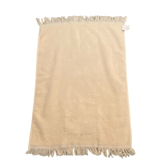 Vintage Cannon Bulbs Plants Kitchen Towel Fringe 100% Cotton Made In USA - Picture 2 of 6